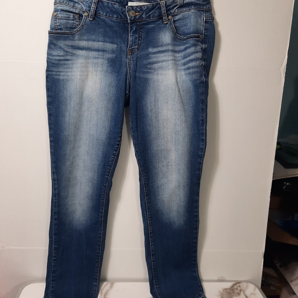 Torrid Denim Jeans Womens 12 Blue Boyfriend Mid Rise Medium Wash 34x30